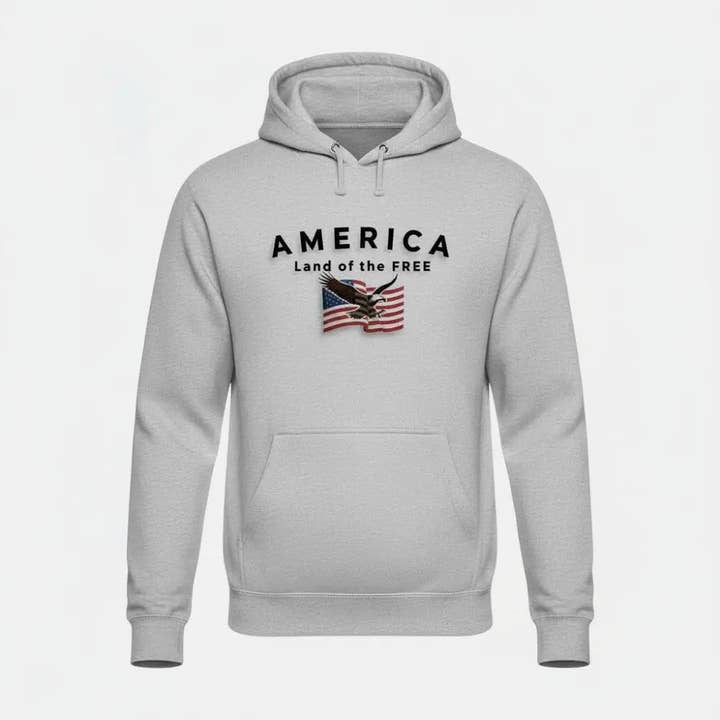 America Land of the Free - Hooded Sweatshirt for wholesale by Trailhead Candles