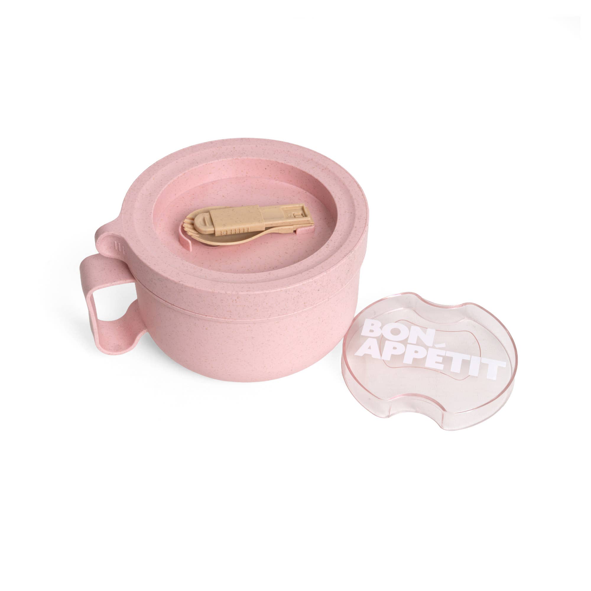 Helio Ferretti - Wholesale Lunch Bag/Box - PINK ROUND BON APPÉTIT LUNCH BOX HF2