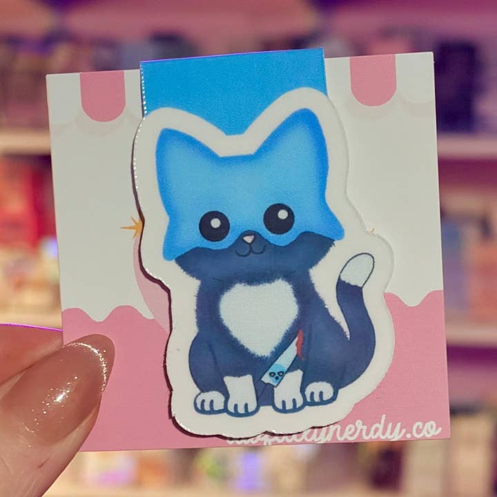 Lichten Uit Fred de Kat Geïnspireerde Magnetische Boekenlegger voor wholesale door Awfullynerdy.co