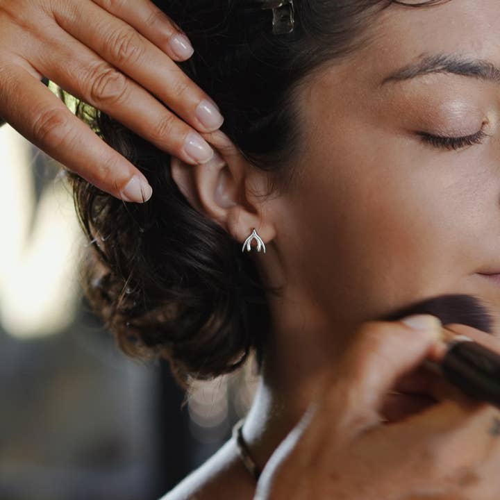 Biird - Wholesale Stud/Post Earrings - Clitoris Shaped Earrings - Sterling Silver | Biird5