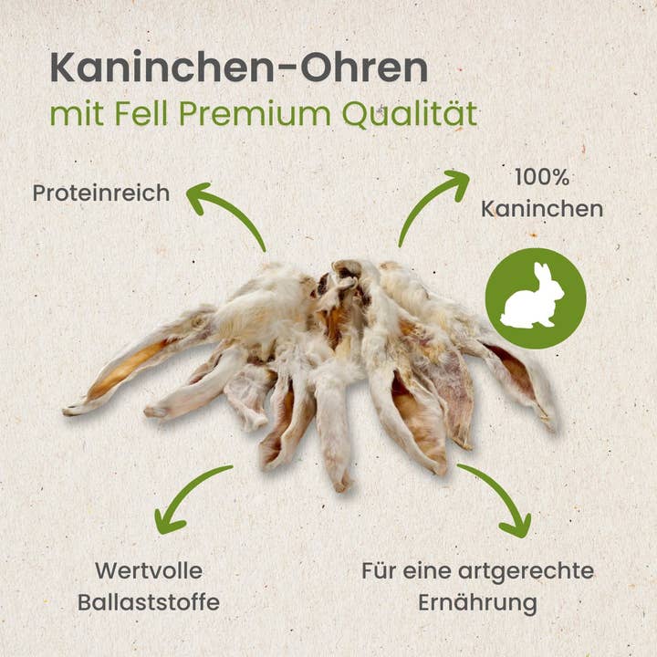 Kauartikel.com GmbH - Wholesale Pet Bone/Rawhide - Dog - Rabbit ears with fur premium quality3