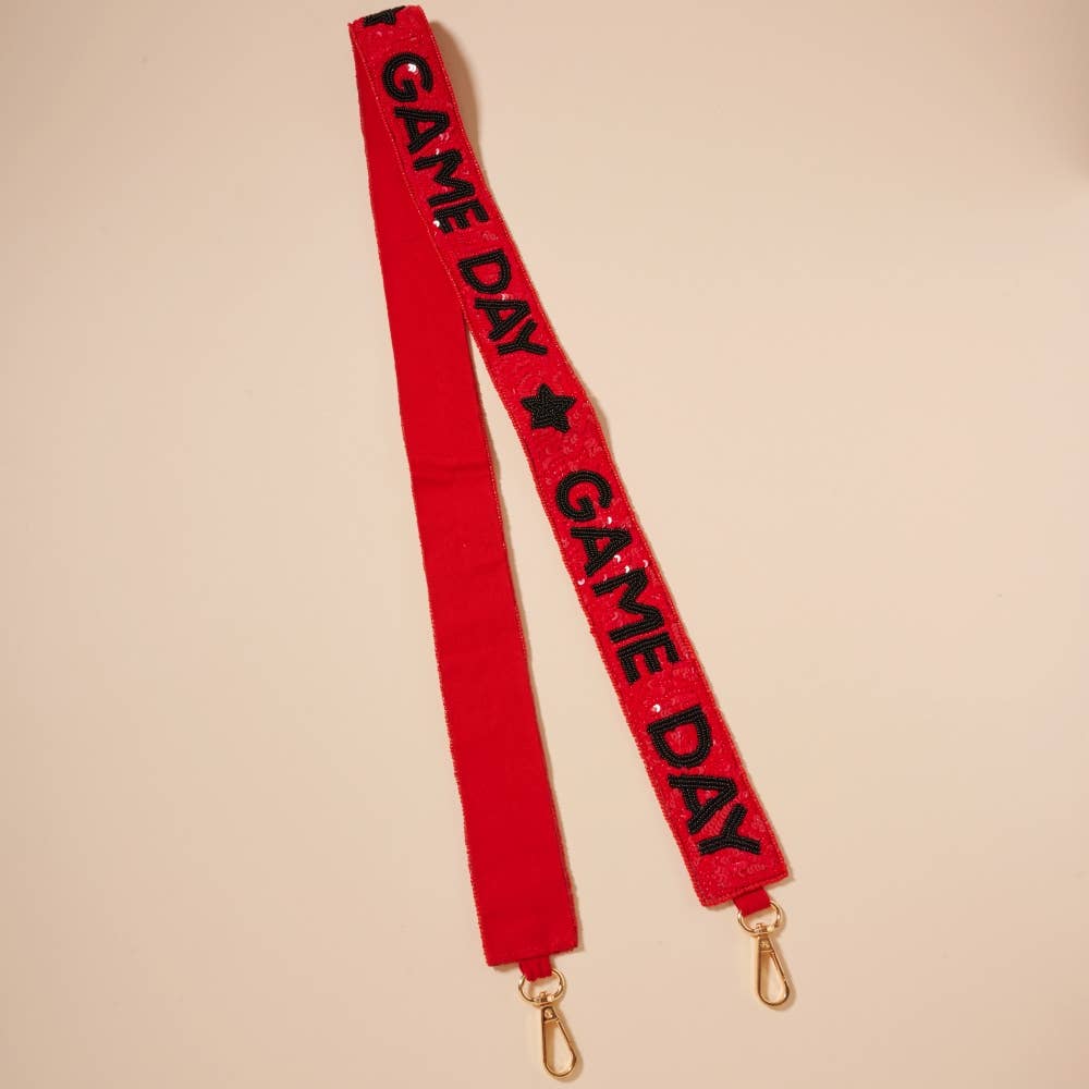 Frem - Wholesale Bag Strap - Women's - Handmade Seed Bead “Game Day” Bag Strap – Adjustable Crossbody13