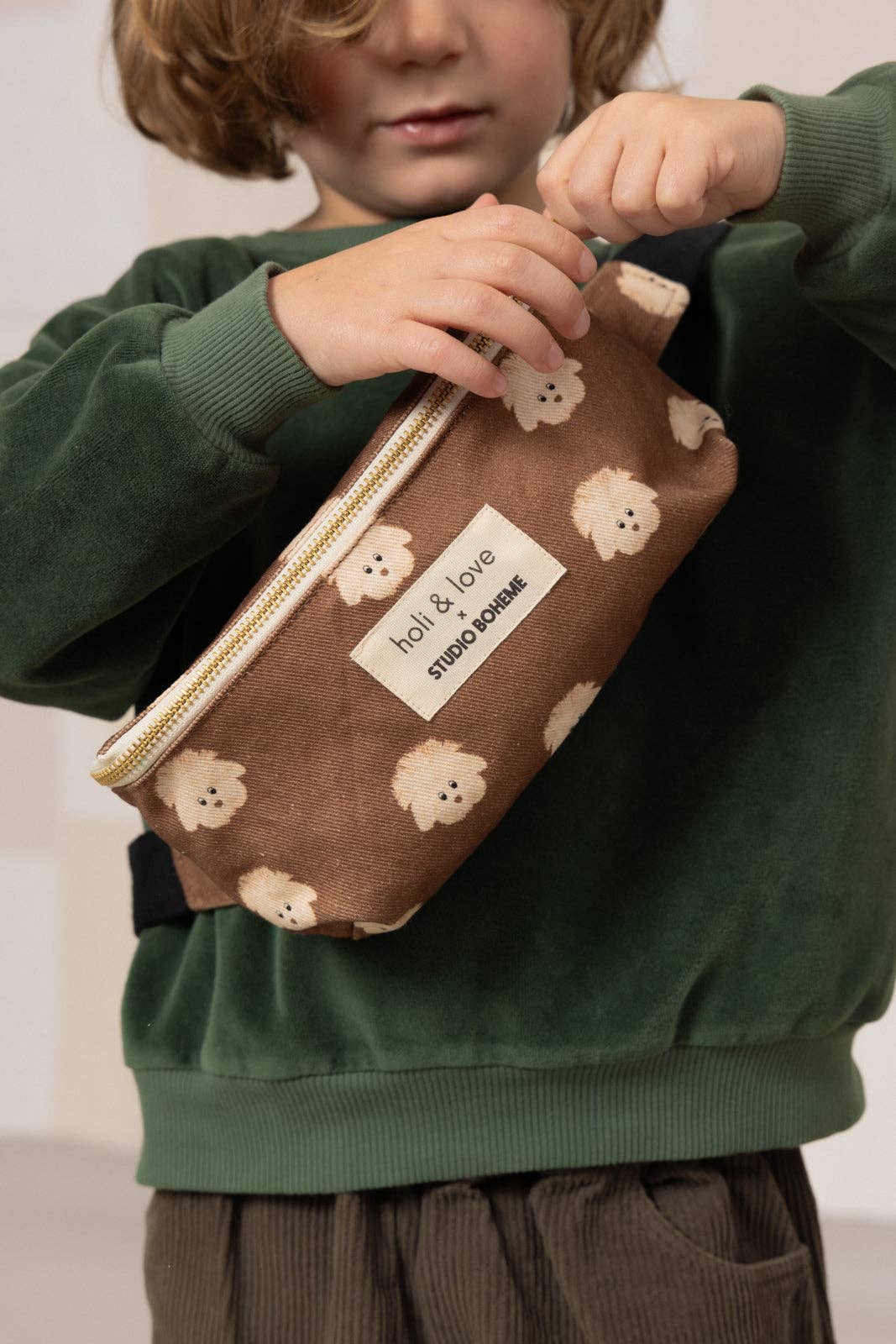 Studio Bohème Paris – Großhandel Gürteltasche – Kinder – Banane Hund2