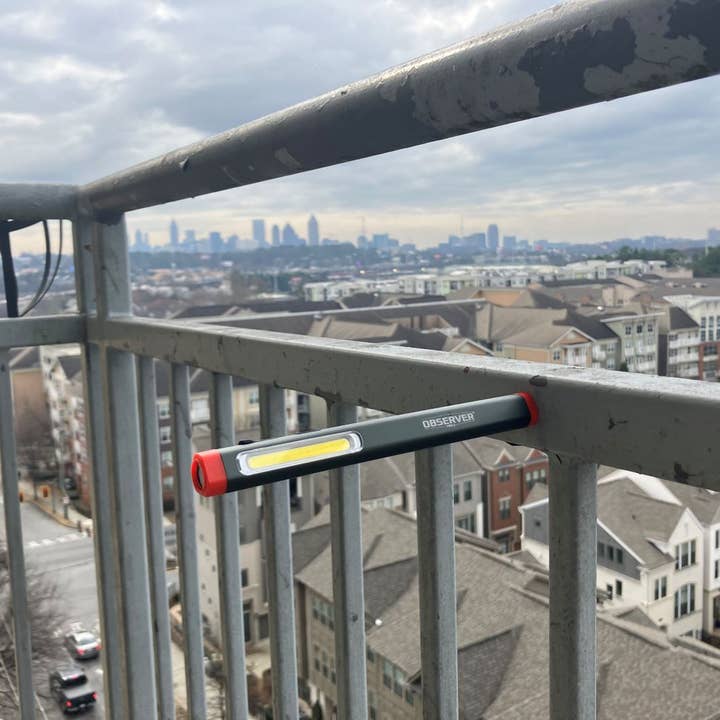 Observer Tools - Wholesale Flashlight - 300 Lumen Dual-Lamp LED Rechargeable Penlight with Dimming and Magnetic Base1