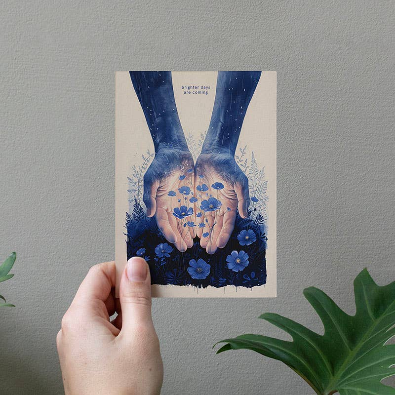 Botanopia - gifts , decor and cards for plant lovers - Wholesale Friendship Card - Brighter Days Are Coming | Encouragement Friendship Card4