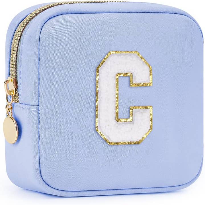 wandf – Großhandel Schmink-/Kosmetiktasche – Personalisierte Monogramm-Tasche Mini Initialen Schminktasche61