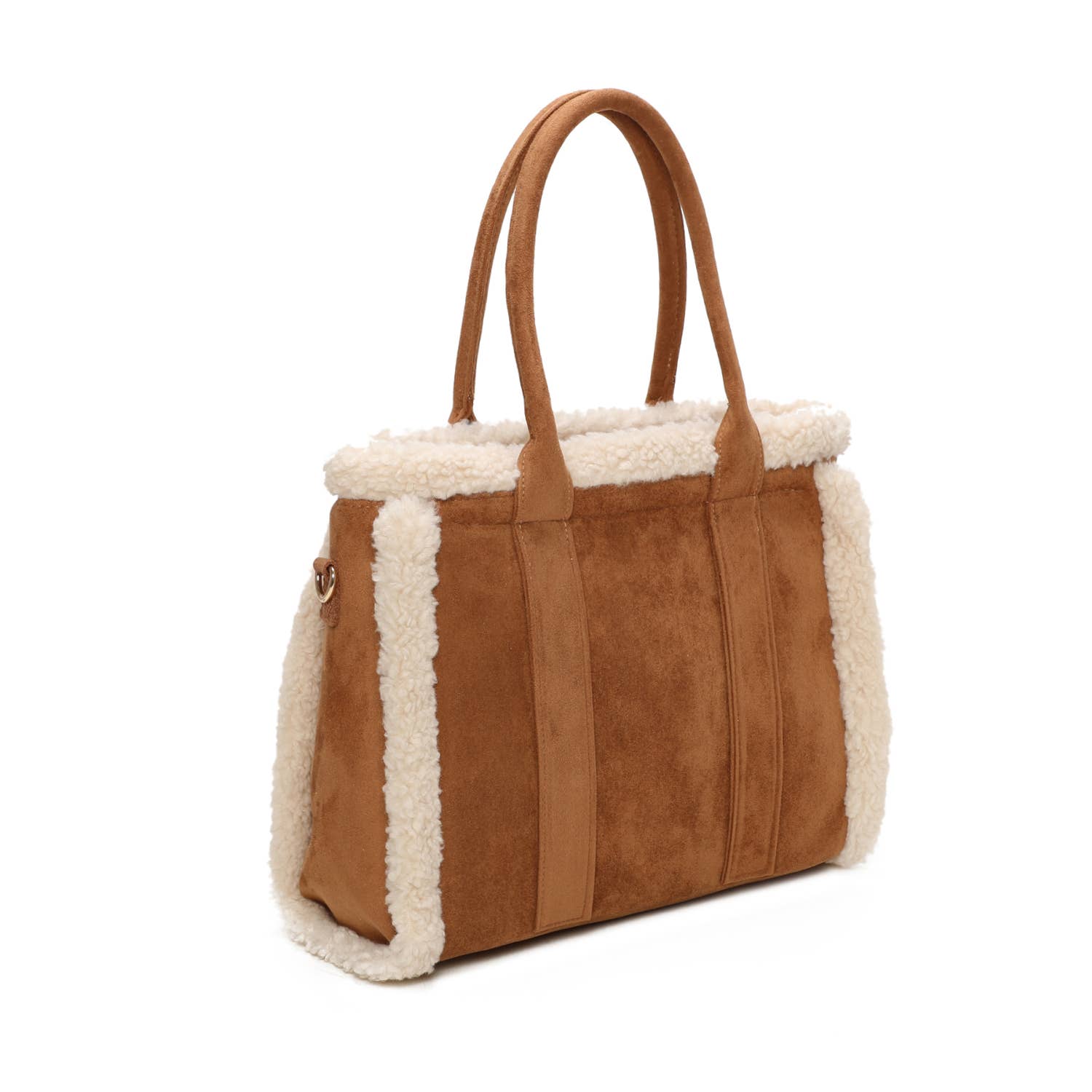 INES DELAURE – wholesale Tote bag – Women's – Bag with faux fur1
