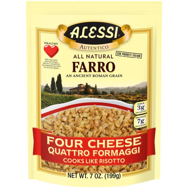 KeHE Distributors, LLC - Wholesale Pasta - Alessi Farro, Four Cheese, 7oz