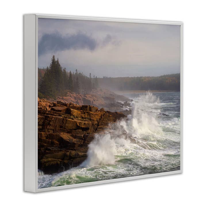 Stupell Industries - Wholesale Wall Sign - Rough Waves on Cliff - Framed Wall Art13