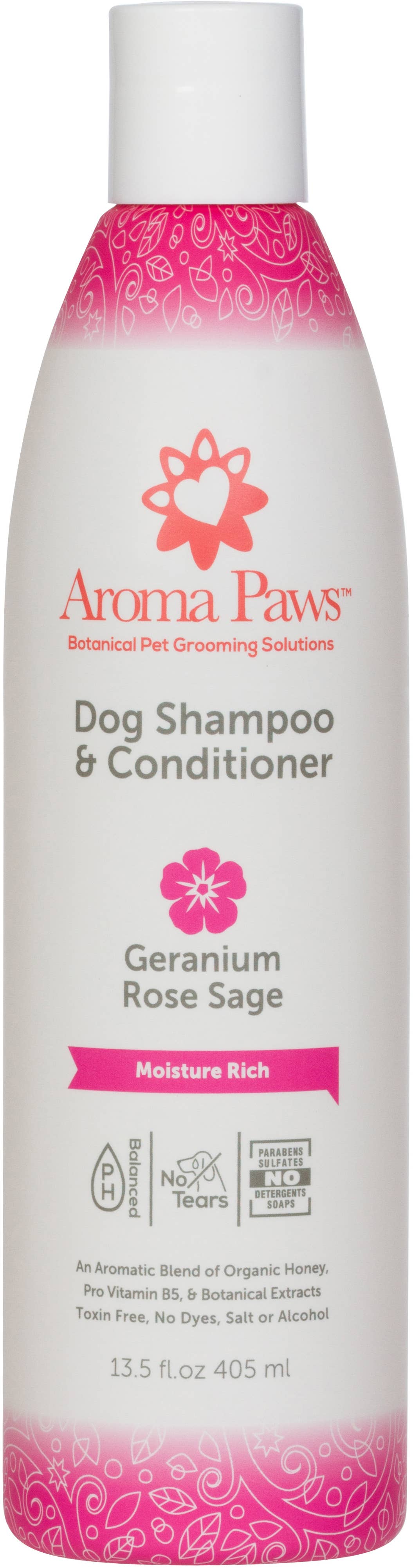 Aroma Paws - Venta al por mayor Champú - Perros - Shampoo de salvia geranio de 13.5 oz2