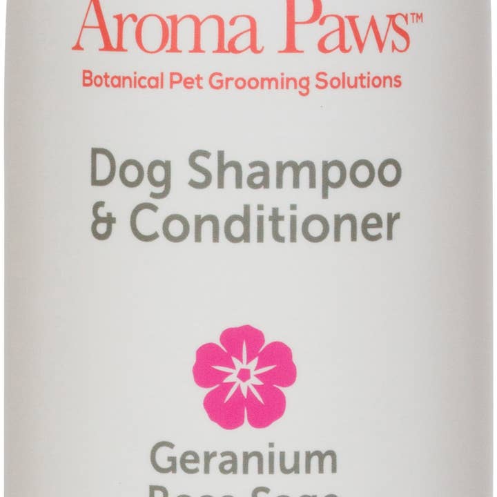 Aroma Paws – wholesale Pet shampoo – Dog – 13.5 Oz. Shampoo Geranium Sage2