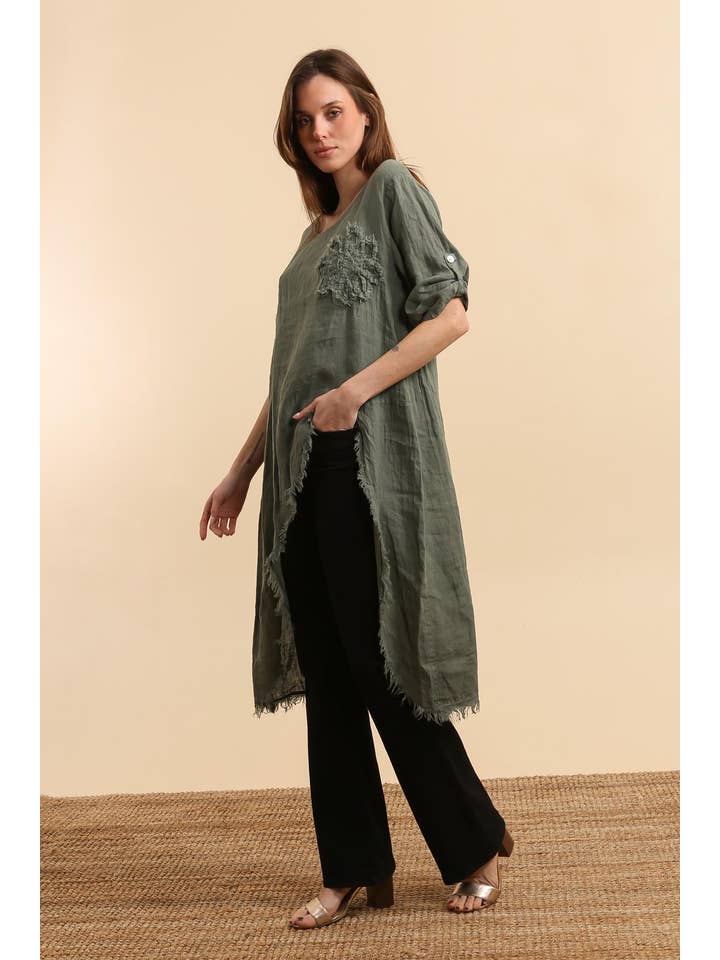 LÉA & LUC – Engroshandel Kjole - Dame – 100% hør kjole REF. 724831