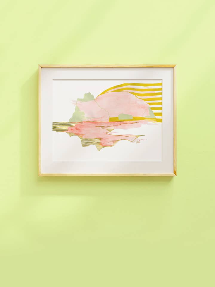 Olympic Coast Art Print for wholesale by Juliann Choe