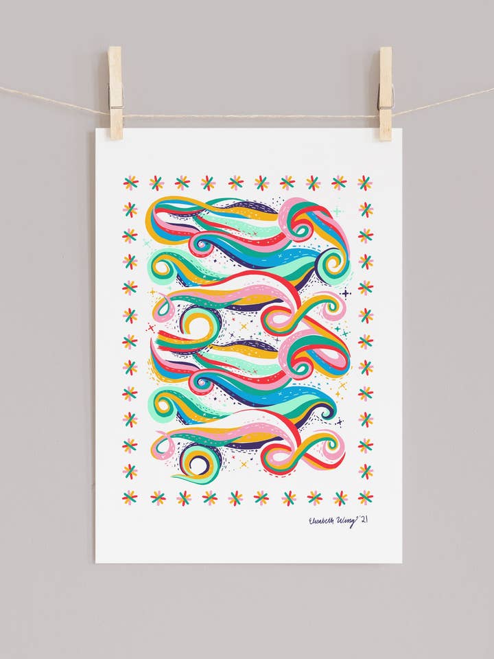 Impression artistique sur la Voie lactée pour la vente par Wingmade