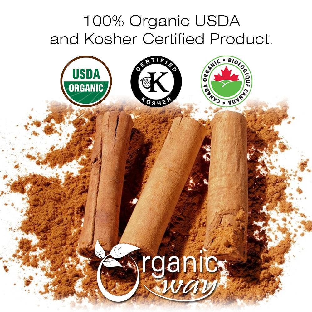 Organic Way LLC - Venta al por mayor Especias secas - Polvo orgánico de canela verdadera de Ceilán2
