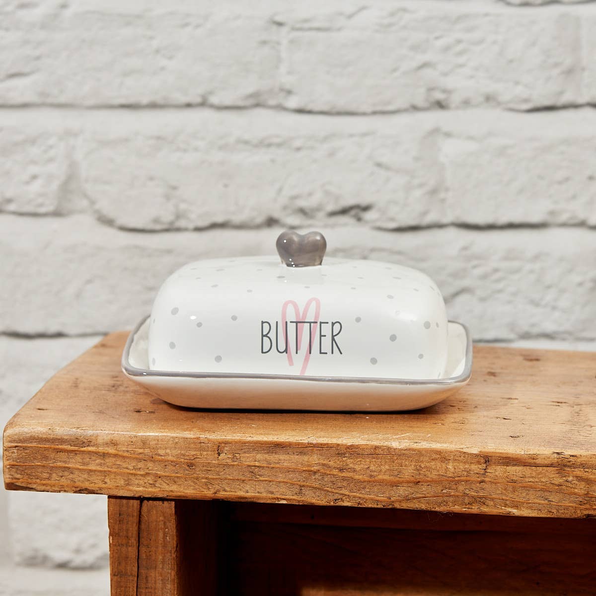 Langs - Wholesale Butter Dish - Butter Dish W/heart