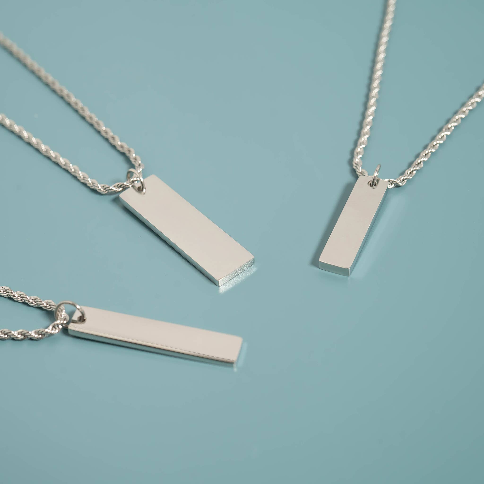 WJW - Wholesale Link & Chain Necklace - Stainless Steel Rope Chain Necklace 15