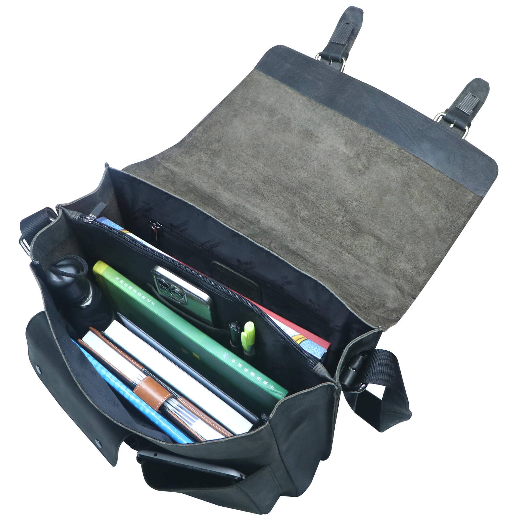 Greenwood – wholesale Portfölj - Unisex – Kurt läder lärarväska för kvinnor stor portfölj för män2