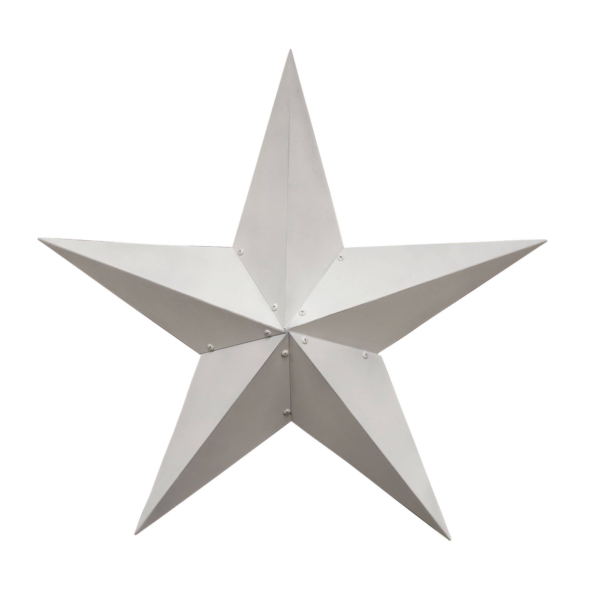 The Hearthside Collection - Wholesale Wall Accent - White Barn Star - 36"0