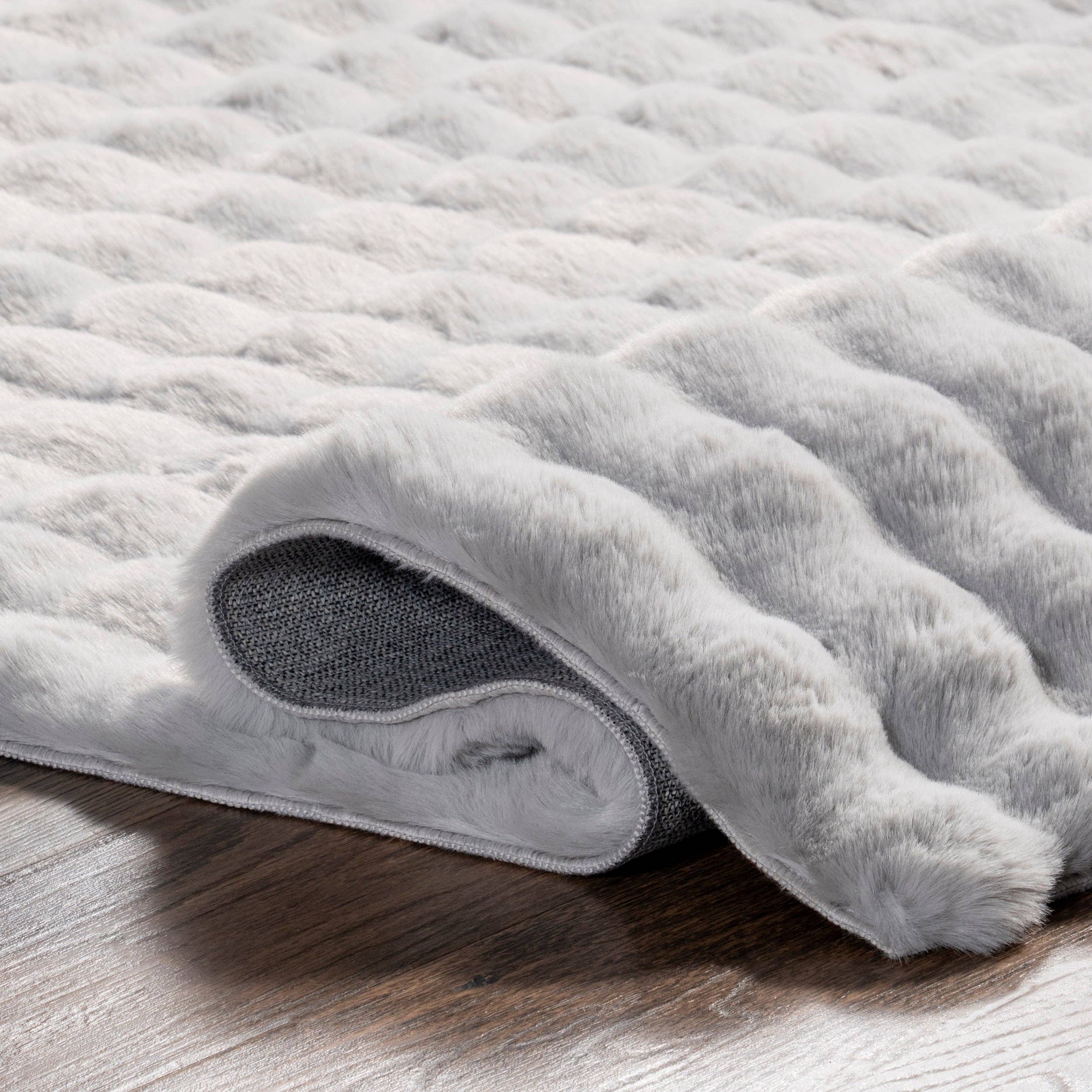 nuLOOM - Wholesale Area Rug - Jeni Solid Faux Rabbit Machine Washable Area Rug31