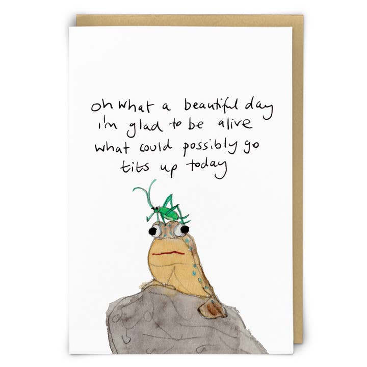 Mudskipper hälsningskort för wholesale av Redback Cards UK