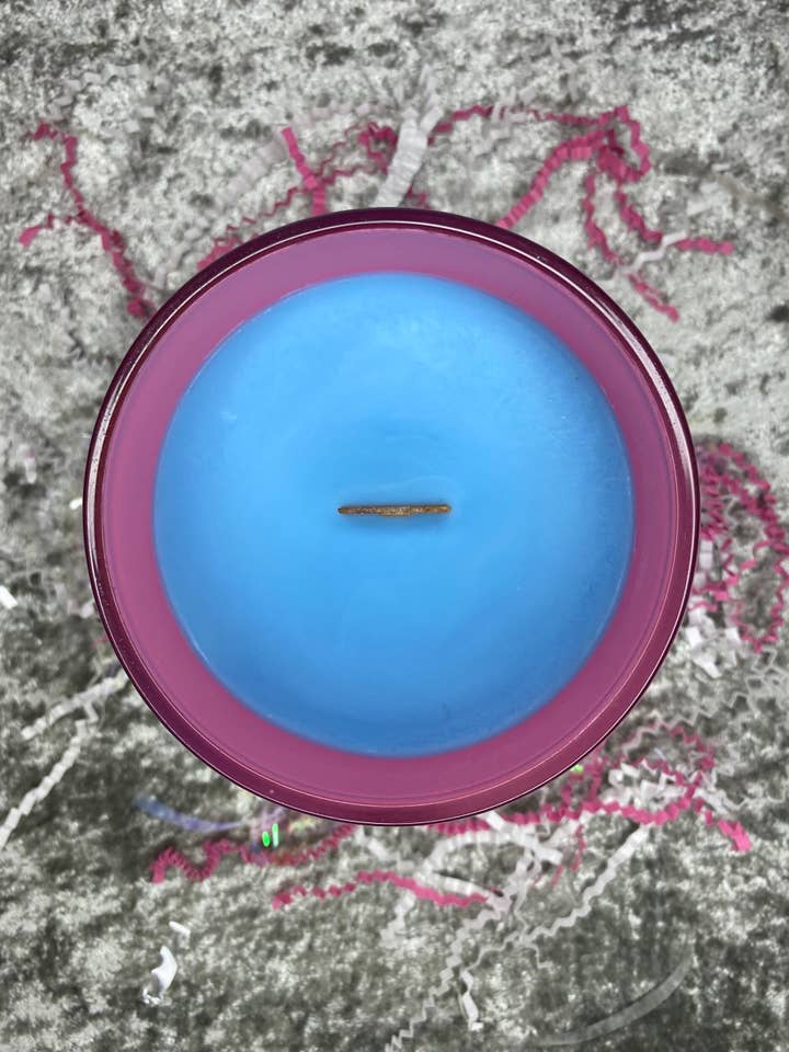 Blue Lights Candle for wholesale by Loud Candle Company