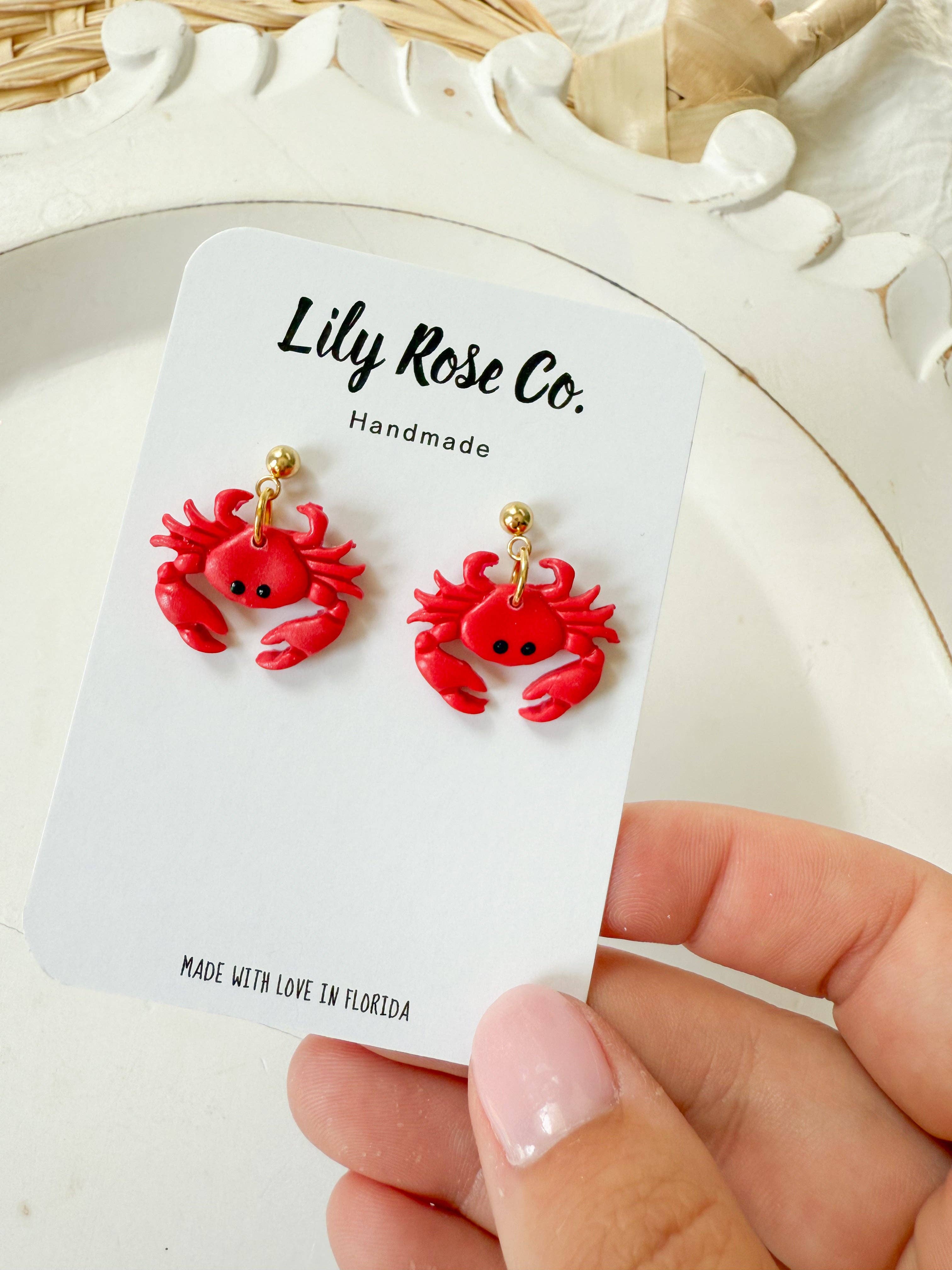 Lily Rose Co. – Großhandel Ohrhänger – Krabben baumeln2