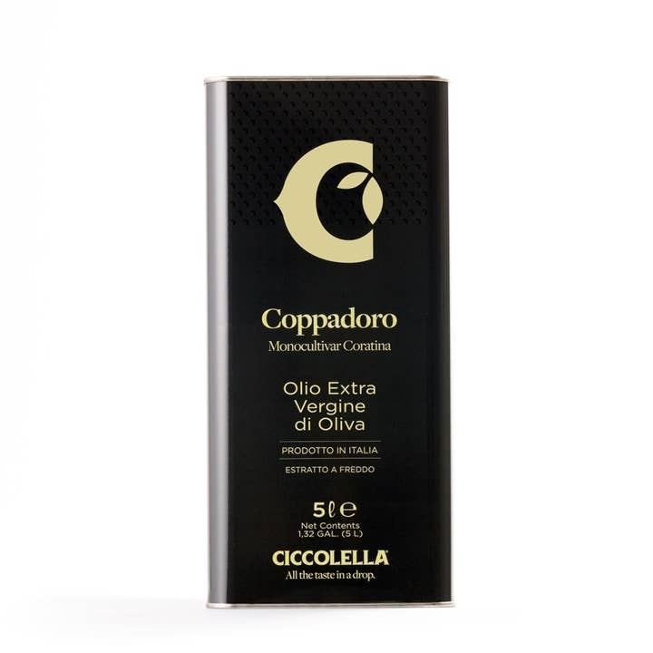 COPPADORO EKSTRA JOMFRU OLIVENOLIE DÅSE 5L for engroshandel hos Olio Ciccolella