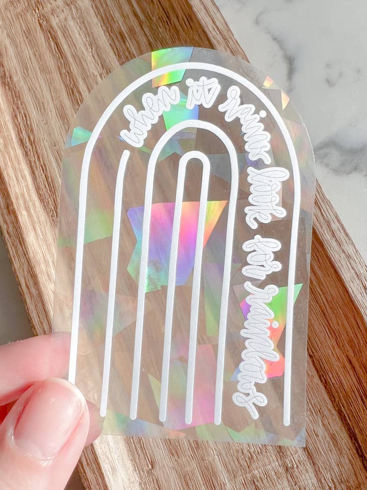Solfångare Klistermärke - regnbåge för wholesale av Thirteenwinks