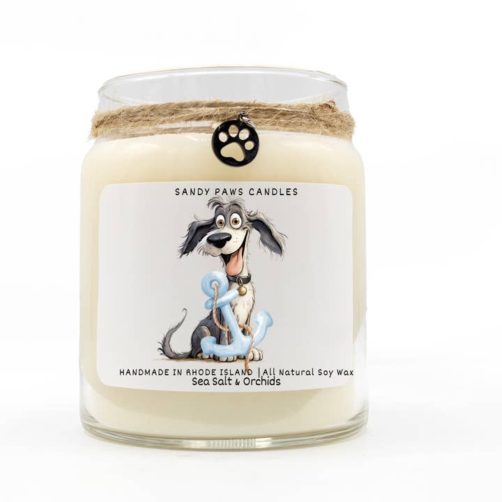 Sandy Paws Candles - Wholesale Jar/Filled Candle - Quirky Dogs - Soy Wax Candles27