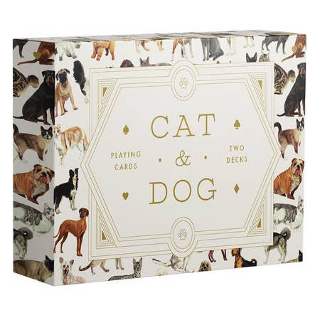 Cat & Dog Playing Cards Set for wholesale by Penguin Random House LLC