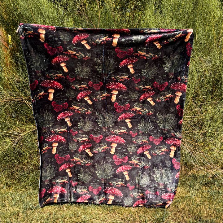 Forest Dweller Silky Plush Blanket for wholesale by House of Hex