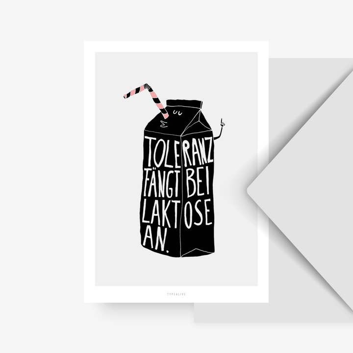 Postcard/ tolerance for wholesale by typealive
