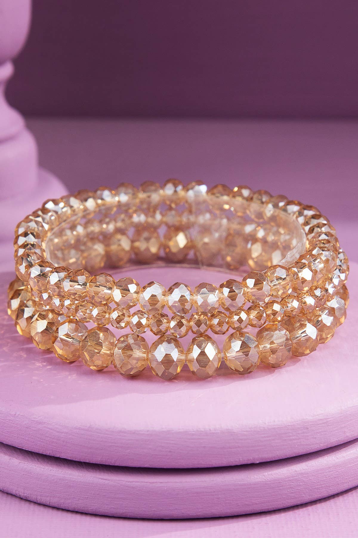 Urbanista – Pulseira de missangas por atacado – Conjunto de Pulseiras de Contas de Vidro de 3 Fios16