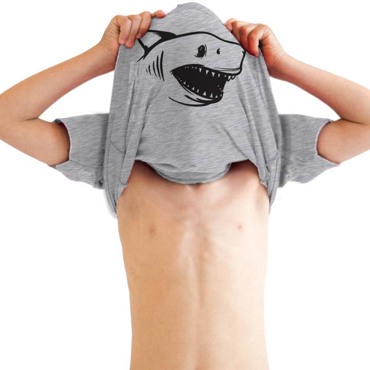 Ask Me About JAWS Flip Youth T Shirt Flip Graphic Tee Kids for wholesale by Crazy Dog T-Shirts