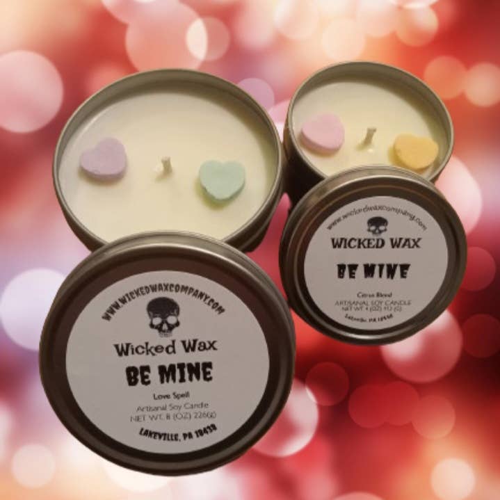 Be Mine Candle for wholesale by Wicked Wax