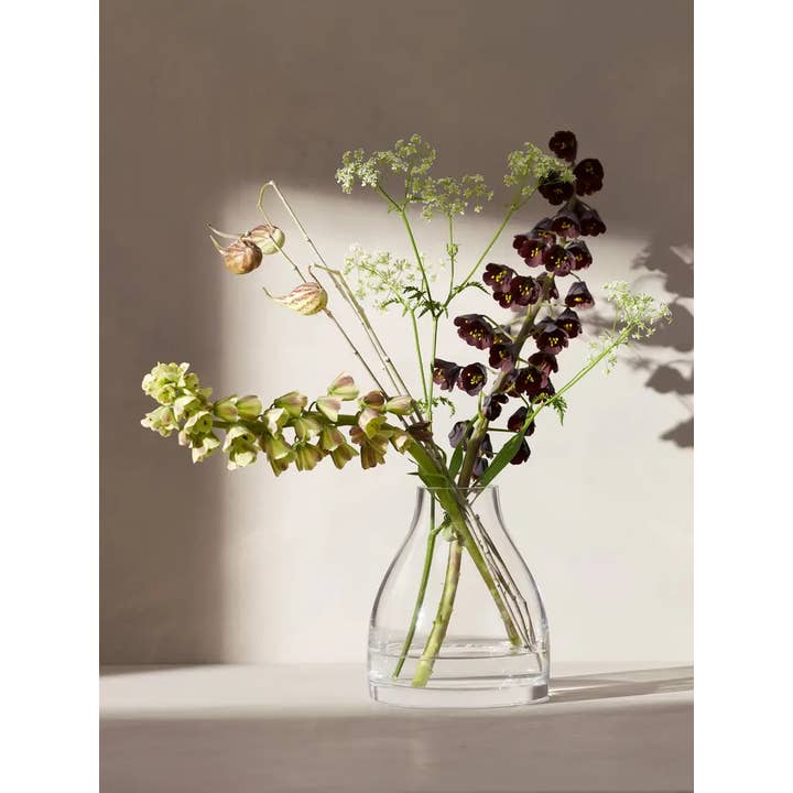 LSA International – wholesale Vase – Flower Kiln Vase H16cm Clear