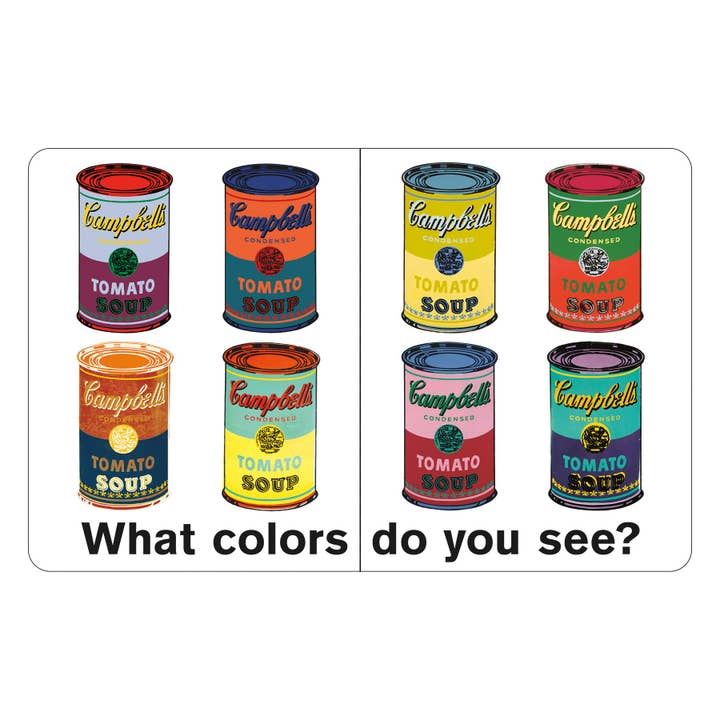 Chronicle Books - Wholesale Preschool Book (3-5) - Andy Warhol What Colors Do You See? Board Book3