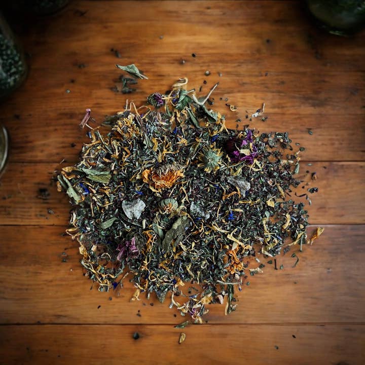 Fiddlehead Traditional Wellness - Wholesale Loose Tea - Honey Bee Happy Loose Leaf Tea1