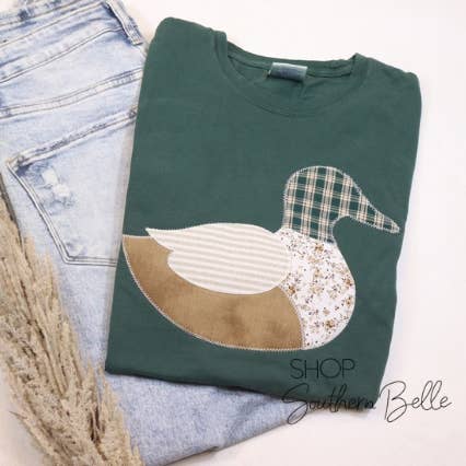 Canard Colvert Cottage Core T-shirt à Manches Courtes pour la vente par Shop Southern Belle