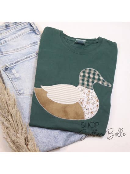 Shop Southern Belle - Wholesale T-Shirt - Women's - Duck Mallard Cottage Core Short Sleeve T