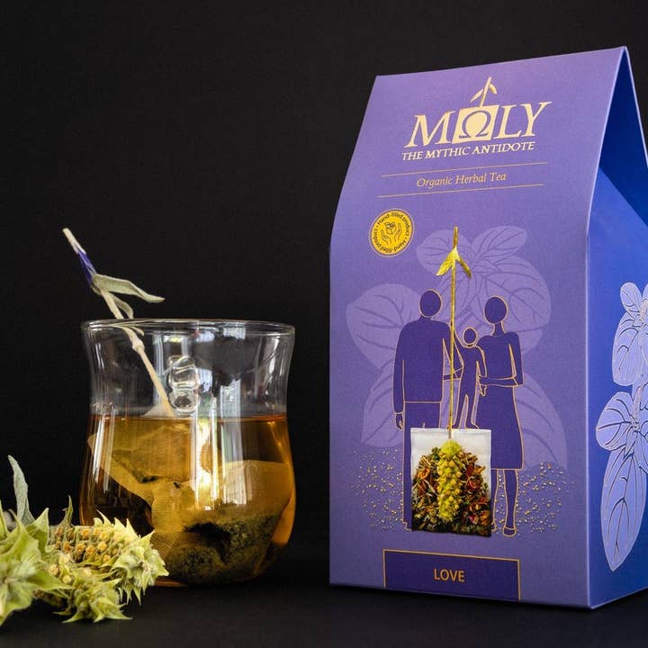 Moly the mythic antidote - Wholesale Health/Detox Tea - Herbal Tea bio, <Love> with herbal stem3