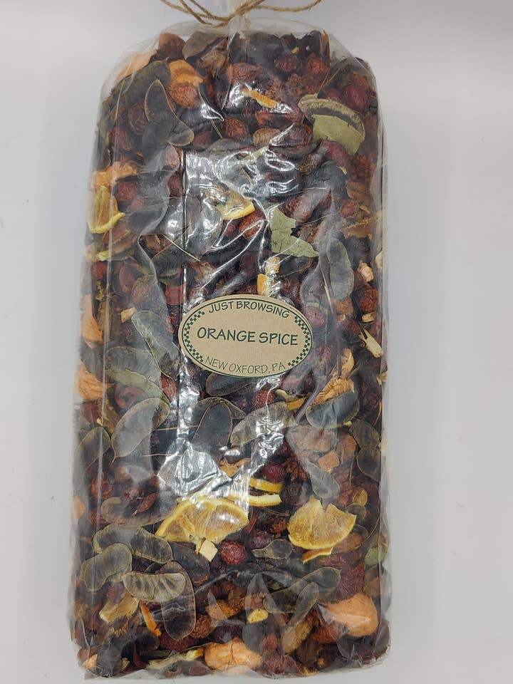 Scented Potpourri with Rosehips - Orange Spice - Bulk for wholesale by Just Browsing, LLC