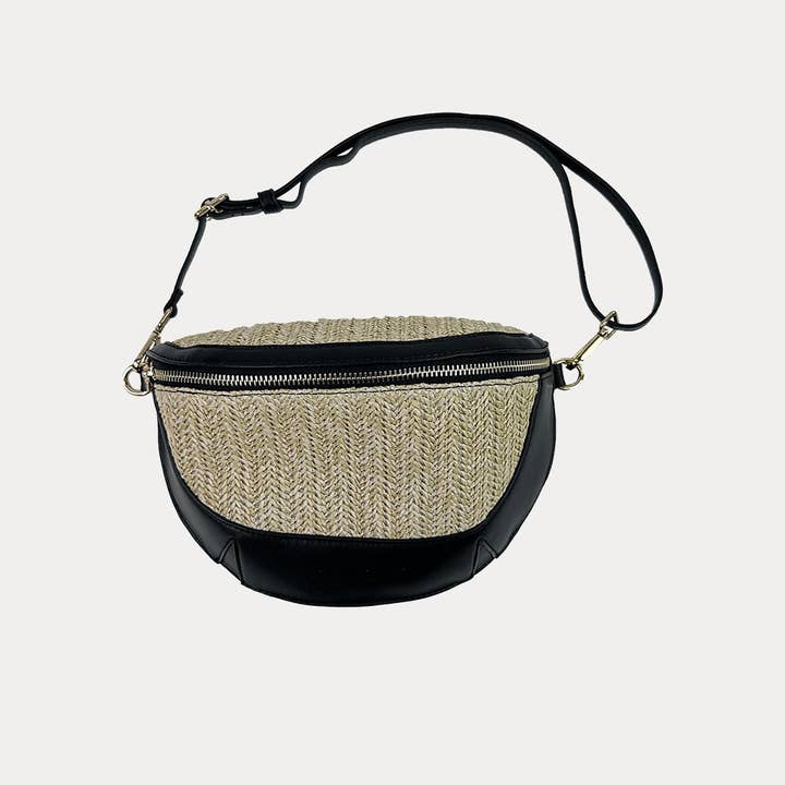AHDORNED - Wholesale Belt Bag - Women's - Cecily Raffia Bum Bag