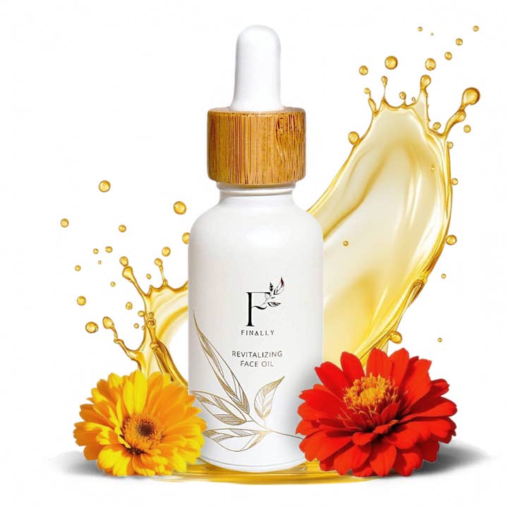 Hydrating Face Oil with Vitamin E & C Anti-aging & Acne for wholesale by Finally All Natural