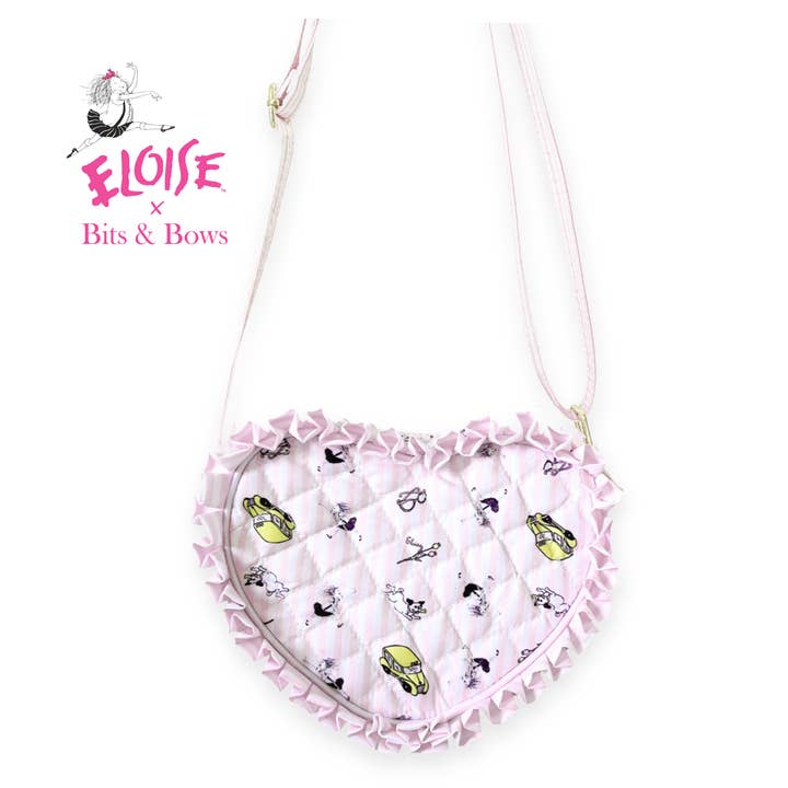 Eloise Quilted Heart Purse for wholesale by Bits & Bows