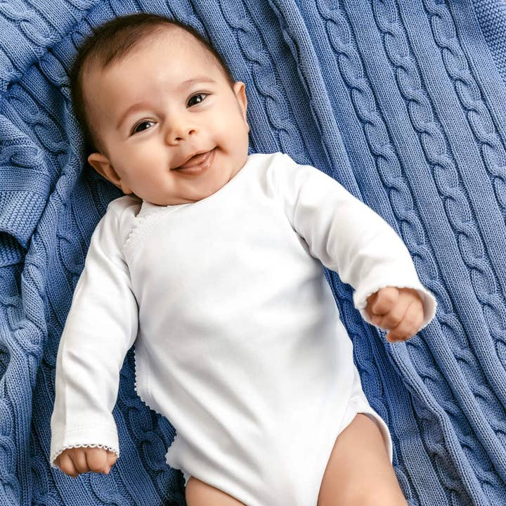 Bean Baby Clothes - Wholesale Bodysuit (Non-Footed) - Baby - Baby Wrap Bodysuit Onesie made of Cotton