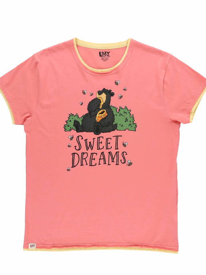 Sweet Dreams Women's Regular Fit PJ Shirt for wholesale by Lazy One