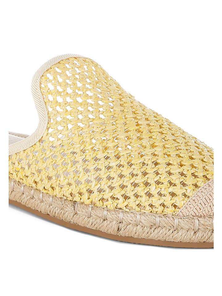 Rag Company - Wholesale Mules - Women's - Nongai Raffia Espadrilles Mules5