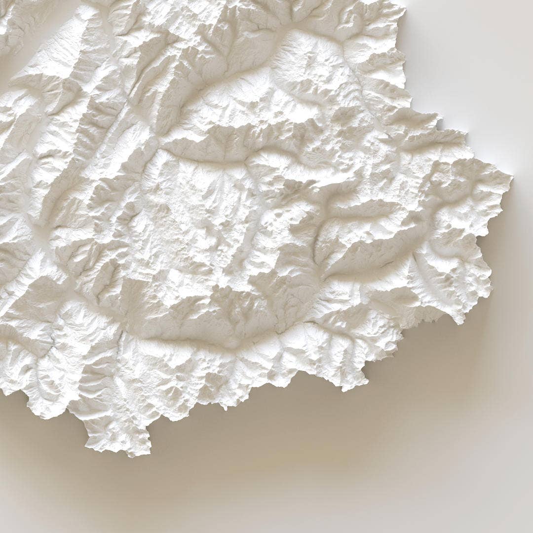 Finke - Wholesale Art Print - Savoie Elevation Map2